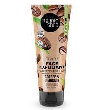 Organic Shop by Natura Siberica Coffee & Limonnik Απολεπιστικό Προσώπου για Ευαίσθητη Επιδερμίδα, 75ml