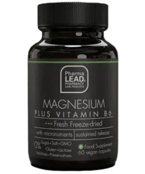 Pharmalead Black Range Magnesium Plus Vitamin B6, 60caps.