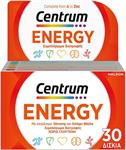 Centrum Energy – Πολυβιταμίνη για Τόνωση, Ενέργεια & Πνευματική Απόδοση – 30 Δισκία