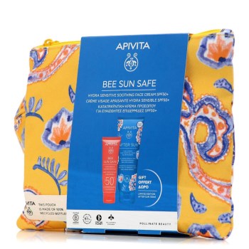 Apivita Promo Bee Sun Safe Hydra Sensitive Soothing Face Cream SPF50 50ml & After Sun 100ml