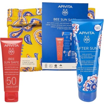 Apivita Promo Bee Sun Safe με Anti-Spot & Anti-Age Defense Face Cream SPF50 50ml & After Sun 100ml