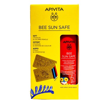 Apivita PROMO PACK Bee Sun Safe Ενυδατική Αντηλιακή Λοσιόν Για Παιδιά SPF50 200ml & Παιδικό Craft Puzzle 1τμχ.