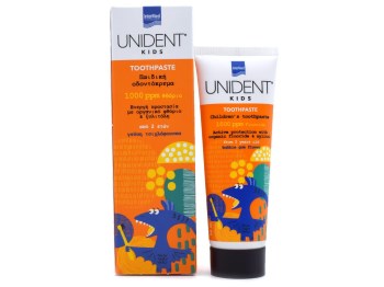 Intermed Οδοντόκρεμα Unident 50ml 1000 ppm με Γεύση Τσιχλόφουσκα για 2+ χρονών