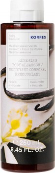 Korres Renewing Body Cleanser Mediterranean Vanilla Blossom Αφρόλουτρο με Άνθη Βανίλιας, 250m