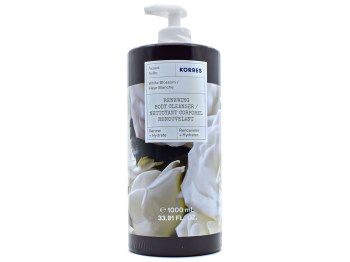 Korres White Blossom Body Cleanser, Αφρόλουτρο Με Λευκά Άνθη 1lt.