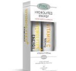 Power Of Nature Hydrolytes Energy 17 αναβράζοντα δισκία & Vitamin C 500mg Πορτοκάλι 20 αναβράζοντα δισκία