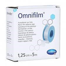 Hartmann Omnifilm 5mx1,25cm Διαφανή Αυτοκόλλητη Ταινία Στερέωσης 1 Τεμάχιο