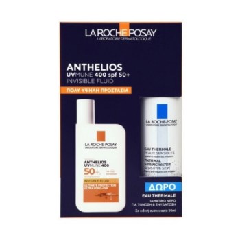 La Roche Posay PROMO PACK Anthelios UVMUNE 400 Αντηλιακό Προσώπου SPF50+ 50ml & Ιαματικό Νερό 50ml.
