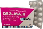 Medical Pharmaquality De3-ma.k 9375mg Συμπλήρωμα για την Υγεία των Οστών 30 ταμπλέτες