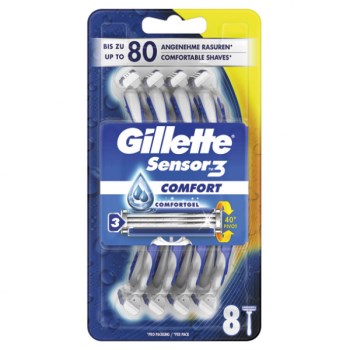 Gillette Sensor3 Comfort 8 ξυραφάκια
