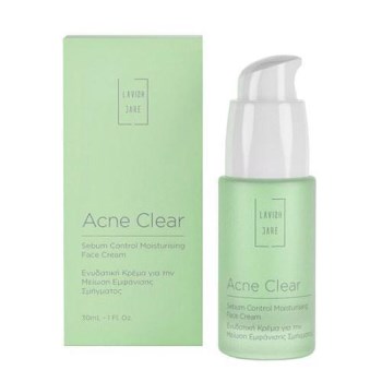 Acne Clear Ενυδατική Κρέμα Προσώπου με Aloe Vera 30ml Lavish Care