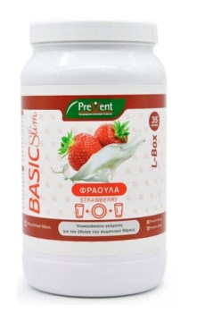 Prevent Basic Slim L-Box Φράουλα 581gr