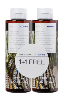 Korres Promo Αφρόλουτρο Κέδρος 1+1 ΔΩΡΟ 2 x 250ml