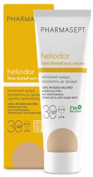 Pharmasept Heliodor Face Tinted Sun Cream Αντηλιακή Κρέμα Προσώπου με Χρώμα SPF30, 50ml