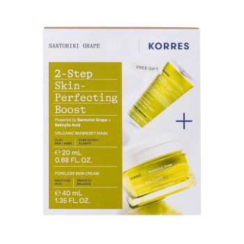 Korres Promo Santorini Grape Poreless Skin Cream 40ml & Volcanic Skinreset Mask 20ml Box 2024
