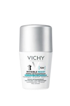 VICHY INVISIBLE, ANTI-STAIN - ANTI IRRITATION ROLL-ON ΑΠΟΣΜΗΤΙΚΟ ΚΑΤΑ ΤΩΝ ΣΗΜΑΔΙΩΝ ΚΑΙ ΤΗΣ ΕΝΤΟΝΗΣ ΕΦΙΔΡΩΣΗΣ, 50ML
