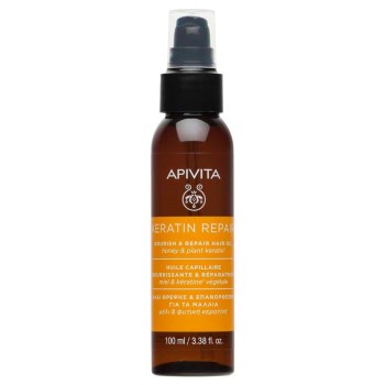 Apivita Keratin Repair Λάδι Μαλλιών για Επανόρθωση με Κερατίνη 100ml