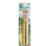 Curaprox Cs 5460 Ultra Soft Οδοντόβουρτσα Duo Fox and Bunny 2τμχ