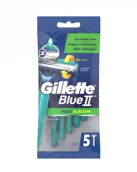 Gillette ξυραφάκια αντρικά blue II plus slalom (5τεμ.)
