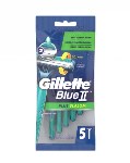 Gillette ξυραφάκια αντρικά blue II plus slalom (5τεμ.)