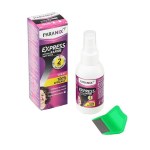Paranix Express Spray + Comb Αντιφθειρικό Σπρέι Ταχείας Δράσης & Χτένα 95ml