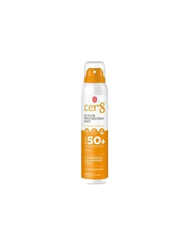 Vican Cer'8 Active Protection Αδιάβροχο Αντηλιακό Mist Προσώπου και Σώματος SPF50+ 125ml