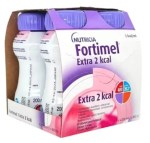 Nutricia Fortimel Extra 2 kcal με Γεύση Φράουλα, 4x200ml