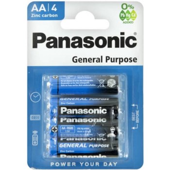 Battery Panasonic heavy duty AA 4 pack