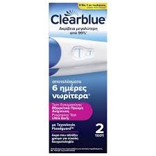 Clearblue Διπλό Τεστ Εγκυμοσύνης Πρώιμη Ανίχνευση 2 Τεμάχια