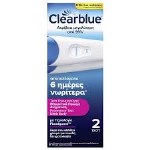Clearblue Διπλό Τεστ Εγκυμοσύνης Πρώιμη Ανίχνευση 2 Τεμάχια
