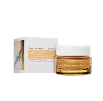 Korres Black Pine Primus Κρέμα Νεότητας Νυκτός για Λείανση Ρυτίδων & Ελαστικότητα, 40ml