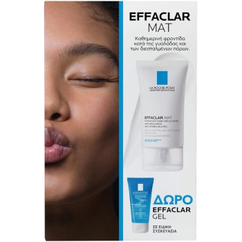 La Roche Posay PROMO Effaclar Mat 40ml & Gel Καθαρισμού Λιπαρή Ευαίσθητη Επιδερμίδα 50ml