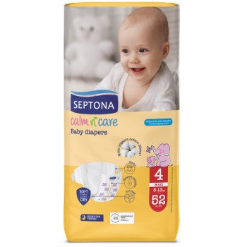 Πάνες Septona Calm N' Care Maxi No4 (8-13Kg) 52τεμ