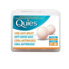 Quies Earplugs Anti-Noise Wax, Ωτοασπίδες για Προστασία από το Θόρυβο 3 ζεύγη
