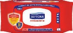 Septona Antibacterial Μαντηλάκια Χεριών 75% Οινόπνευμα με Δράση Εναντίον Ιών, H1N1 & H3N2, 60τεμ