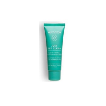 Apivita Just Bee Clear Κρέμα Κατά Των Ατελειών Με Πρόπολη AmC & Φυτικό Σαλικυλικό Οξύ 40ml