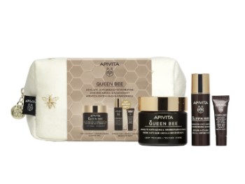 Apivita Promo Queen Bee Κρέμα Ελαφριάς Υφής + Ορός Αντιγήρανσης + Κρέμα Ματιών σε Mini Size