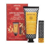 Apivita Promo Winter Wonders Honey Κρέμα Χεριών Εντατικής Ενυδάτωσης με Μέλι & Υαλουρονικό Οξύ + Lipcare με Μέλι