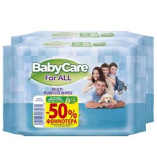 BabyCare For All Multi-Purpose Wipes 40 Τεμάχια (2x20 Τεμάχια) σε Ειδική Τιμή