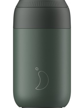 CHILLY'S CHILLY'S SERIES 2 COFFEE CUP 340ML | PINE GREEN