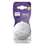Philips Avent Θηλές Σιλικόνης Natural Response Ροή 2 (2 τεμάχια) 0m+