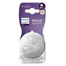 Philips Avent Θηλές Σιλικόνης Natural Response Ροή 6 (2 τεμάχια) 6m+