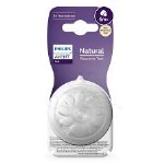 Philips Avent Θηλές Σιλικόνης Natural Response Ροή 6 (2 τεμάχια) 6m+