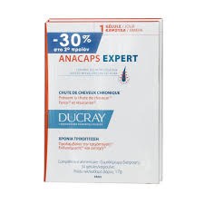 Ducray Anacaps Expert 2x30caps (-30% στο 2ο Προιον)