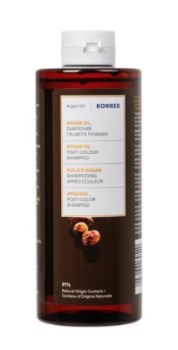 Korres Argan Oil Σαμπουάν για Μετά την Βαφή, 400ml