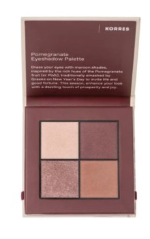 Korres Pomegranate Eyeshadow Palette Παλέτα Σκιών 5gr