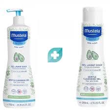 Mustela Set Gentle Cleansing Gel for Hair & Body 750ml + 200ml