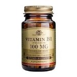 Solgar Vitamin B1 (Θειαμίνη) 100mg 100 φυτικές κάψουλες