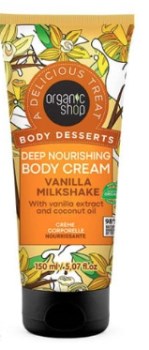 Organic Shop by Natura Siberica Body Desserts Ultra Softening Body Cream Vanilla Milkshake Κρέμα Σώματος, 150ml