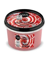 Organic Shop by Natura Siberica Candy Cane Scrub Σώματος Vanilla & Strawberry, 250ml